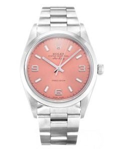 Rolex Air-King Pink Quarter Arabic 14000