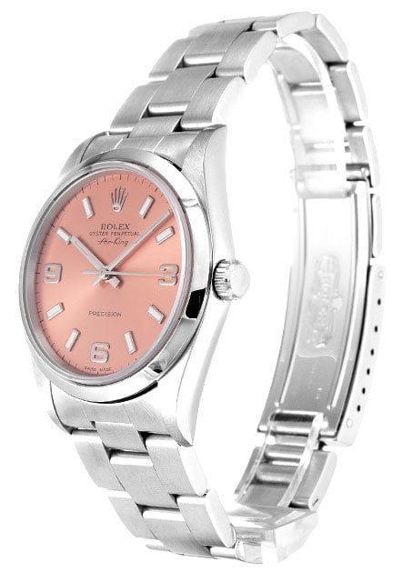 Rolex Air-King Pink Quarter Arabic 14000 - Image 2