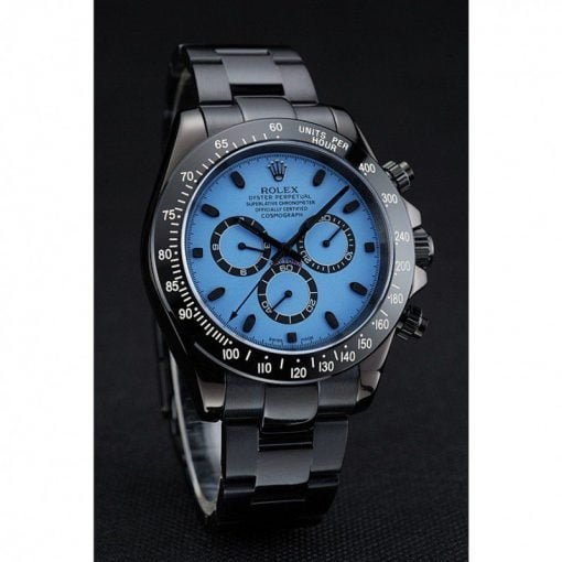 Rolex Cosmograph Daytona Blue And Black Dial Black Stainless Steel Case And Bracelet 1454250 - Image 2