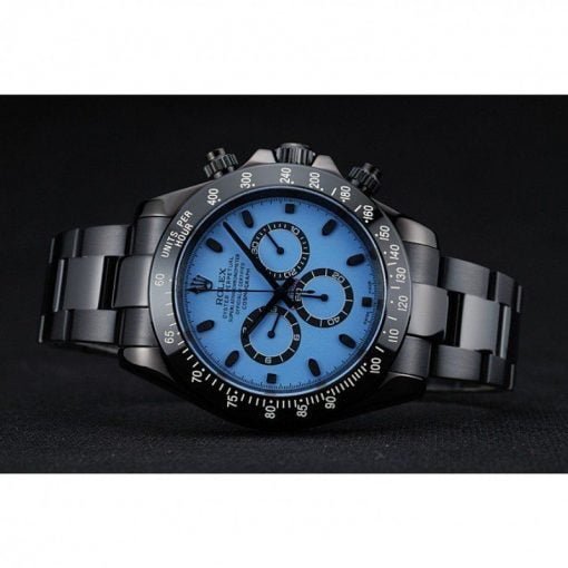 Rolex Cosmograph Daytona Blue And Black Dial Black Stainless Steel Case And Bracelet 1454250 - Image 3