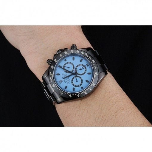 Rolex Cosmograph Daytona Blue And Black Dial Black Stainless Steel Case And Bracelet 1454250 - Image 9