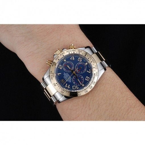 Rolex Cosmograph Daytona Blue Dial Two Tone Stainless Steel Bracelet 1454246 - Image 9