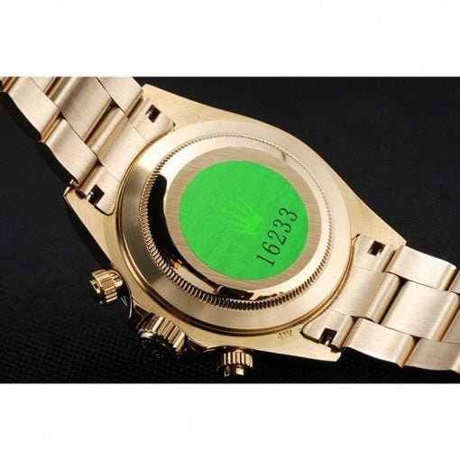 Rolex Cosmograph Daytona Green Dial Rose Gold Case And Bracelet 1454244 - Image 5