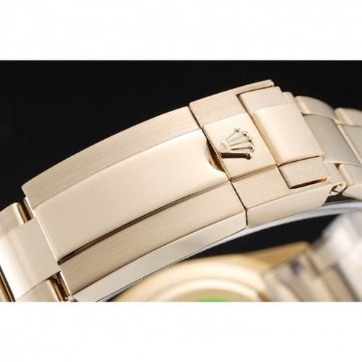 Rolex Cosmograph Daytona Green Dial Rose Gold Case And Bracelet 1454244 - Image 7