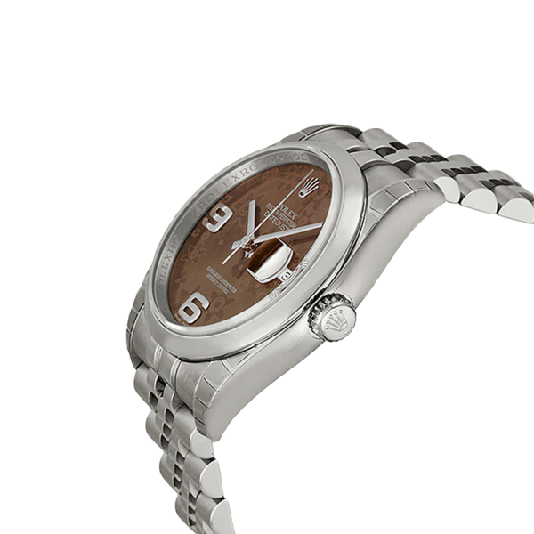 Rolex Datejust 116200BFAJ 36MM Bronze Floral Dial Silver-tone Case - Image 2