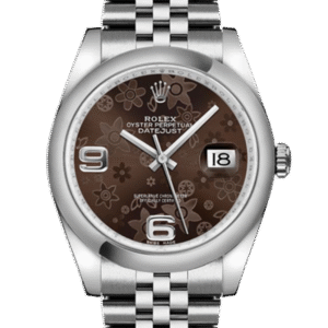 Rolex Datejust 116200BFAJ 36MM Bronze Floral Dial Silver-tone Case
