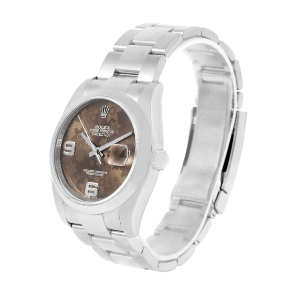 Rolex Datejust 116200BFAO 36MM Bronze Floral Dial Silver-tone Case - Image 3