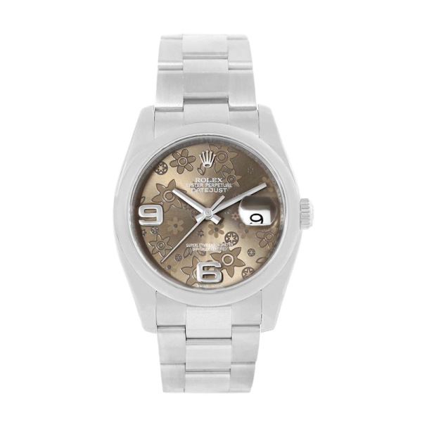 Rolex Datejust 116200BFAO 36MM Bronze Floral Dial Silver-tone Case - Image 2