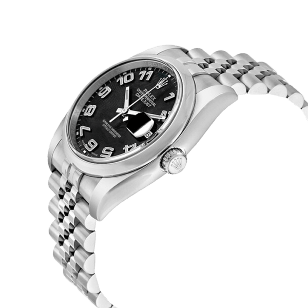 Rolex Datejust 116200BKCAJ 36MM Black Concentric Dial Silver-tone Case - Image 3