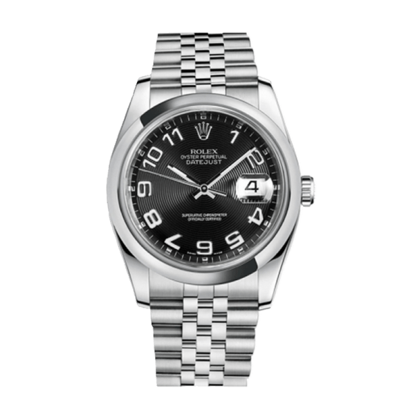 Rolex Datejust 116200BKCAJ 36MM Black Concentric Dial Silver-tone Case - Image 2