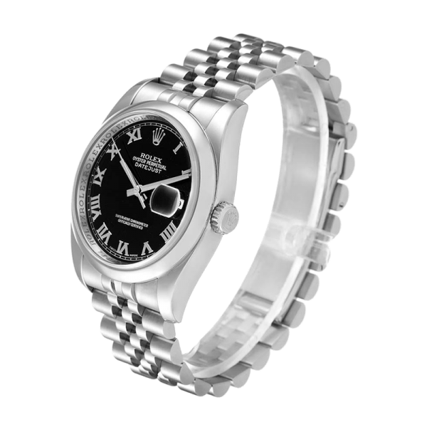 Rolex Datejust 116200BKRJ 36MM Black Dial Silver-tone Case - Image 3