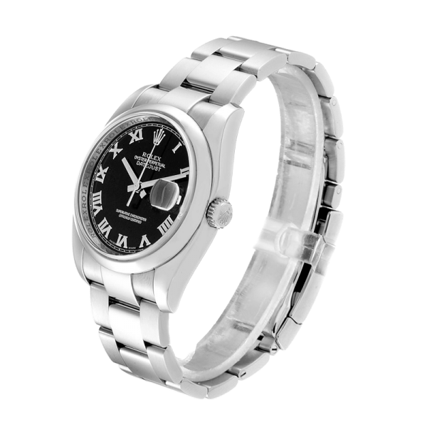 Rolex Datejust 116200BKRO 36MM Black Dial Silver-tone Case - Image 3