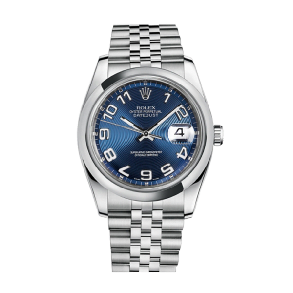 Rolex Datejust 116200BLCAJ 36MM Blue Concentric Dial Silver-tone Case - Image 2