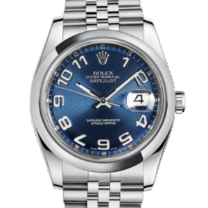 Rolex Datejust 116200BLCAJ 36MM Blue Concentric Dial Silver-tone Case