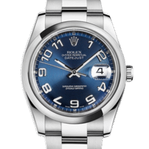Rolex Datejust 116200BLCAO 36MM Blue Concentric Dial Silver-tone Case