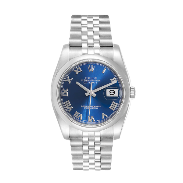 Rolex Datejust 116200BLRJ 36MM Blue Dial Silver-tone Case - Image 2