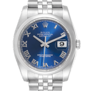 Rolex Datejust 116200BLRJ 36MM Blue Dial Silver-tone Case