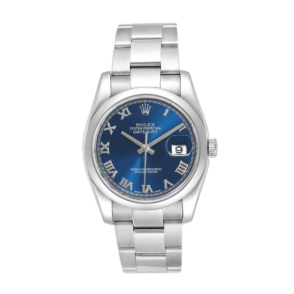 Rolex Datejust 116200BLRO 36MM Blue Dial Silver-tone Case - Image 2