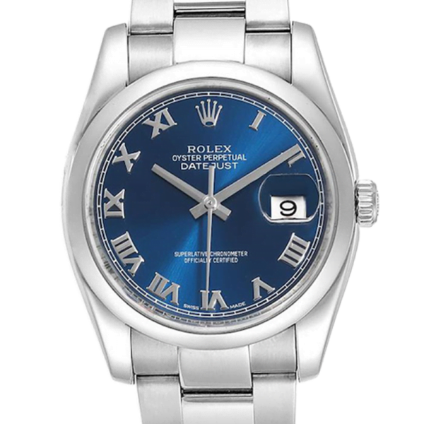 Rolex Datejust 116200BLRO 36MM Blue Dial Silver-tone Case