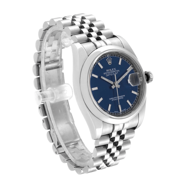 Rolex Datejust 116200BLSJ 36MM Blue Dial Silver-tone Case - Image 3