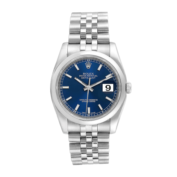 Rolex Datejust 116200BLSJ 36MM Blue Dial Silver-tone Case - Image 2