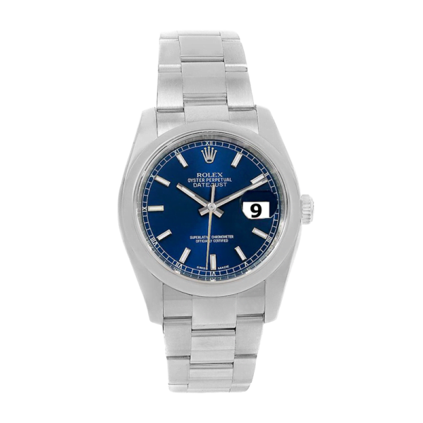 Rolex Datejust 116200BLSO 36MM Blue Dial Silver-tone Case - Image 2