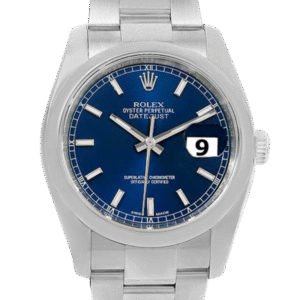Rolex Datejust 116200BLSO 36MM Blue Dial Silver-tone Case