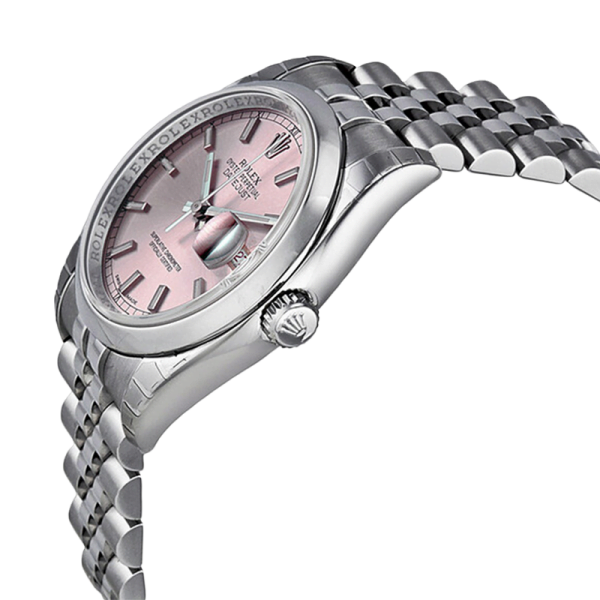 Rolex Datejust 116200PSJ 36MM Pink Dial Silver-tone Case - Image 3