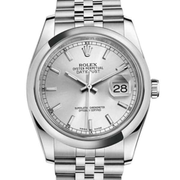 Rolex Datejust 116200SSJ 36MM Silver Dial Silver-tone Case