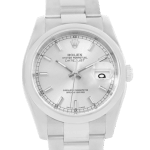 Rolex Datejust 116200SSO 36MM Silver Floral Dial Silver-tone Case