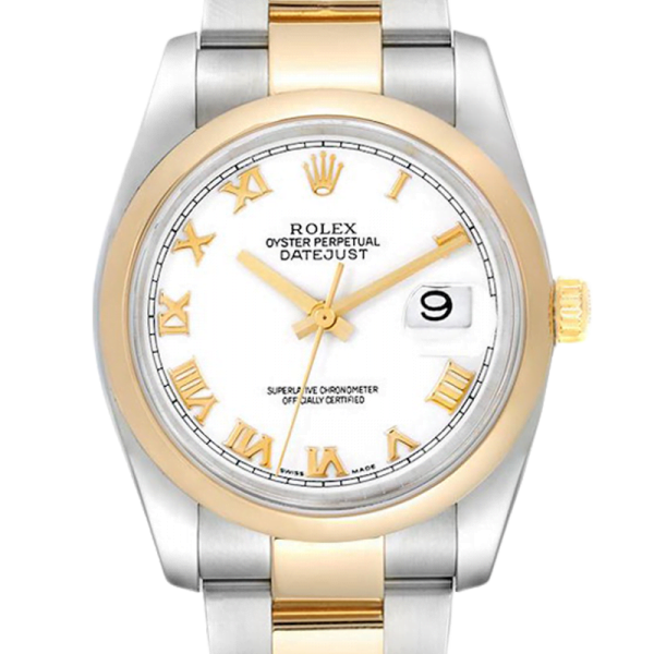 Rolex Datejust 116203-0135 36MM White Dial Silver-tone Case