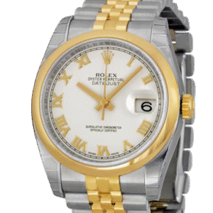 Rolex Datejust 116203-0144 36MM White Dial Silver-tone Case