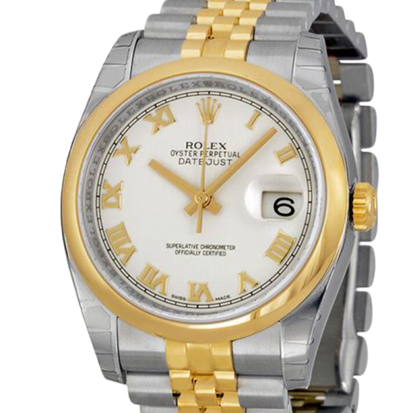 Rolex Datejust 116203-0144 36MM White Dial Silver-tone Case