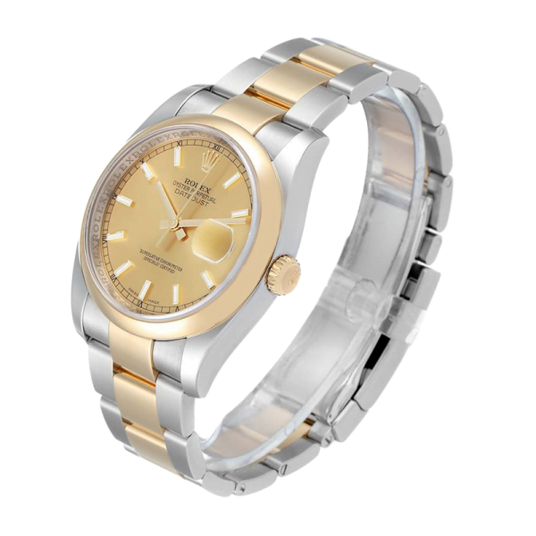 Rolex Datejust 116203-72203 36MM Champagne Dial Silver-tone Case - Image 3