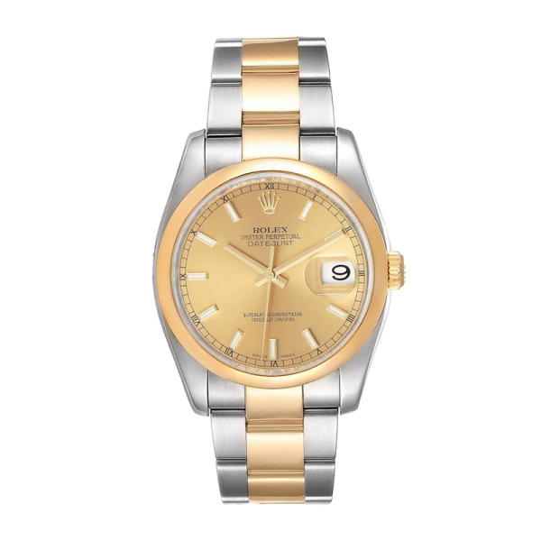 Rolex Datejust 116203-72203 36MM Champagne Dial Silver-tone Case - Image 2