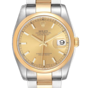 Rolex Datejust 116203-72203 36MM Champagne Dial Silver-tone Case