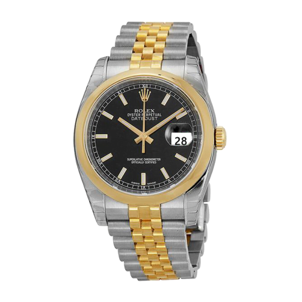 Rolex Datejust 116203BKSJ 36MM Black Dial Silver-tone Case - Image 2