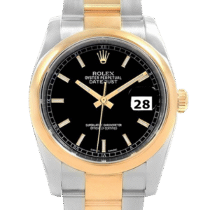 Rolex Datejust 116203BKSO 36MM Black Dial Silver-tone Case