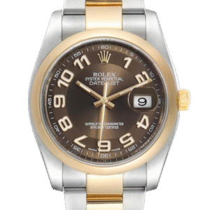 Rolex Datejust 116203BRAO 36MM Brown Dial Silver-tone Case