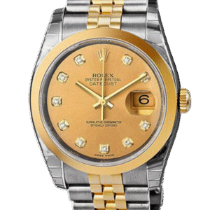 Rolex Datejust 116203CDJ 36MM Champagne Dial Silver-tone Case