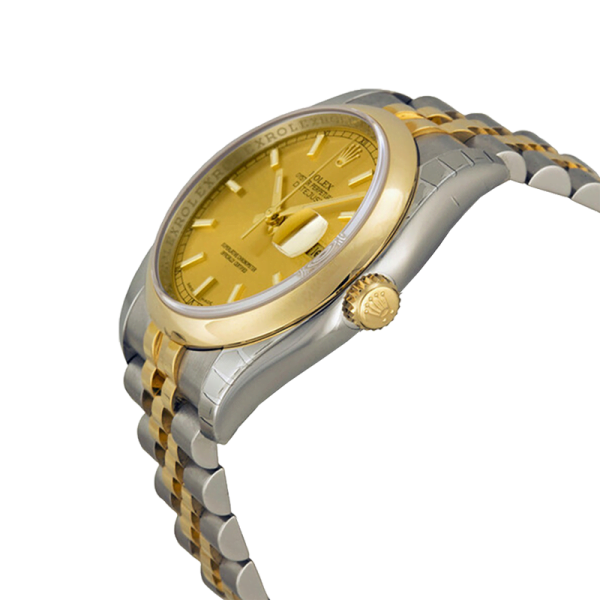 Rolex Datejust 116203CSJ 36MM Champagne Dial Silver-tone Case - Image 3