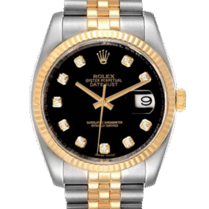 Rolex Datejust 116233BKDJ 36MM Black Dial Silver-tone Case