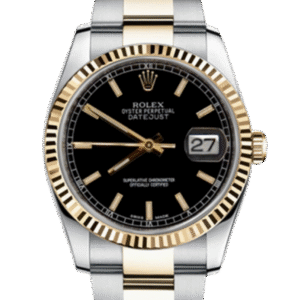 Rolex Datejust 116233BKSO 36MM Black Dial Silver-tone Case