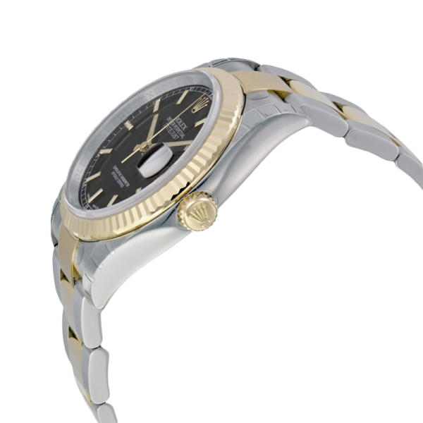 Rolex Datejust 116233BKSO 36MM Black Dial Silver-tone Case - Image 3