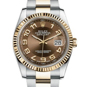 Rolex Datejust 116233BRAO 36MM Brown Dial Silver-tone Case