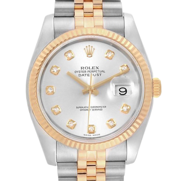 Rolex Datejust 116233SDJ 36MM Black Dial Silver-tone Case