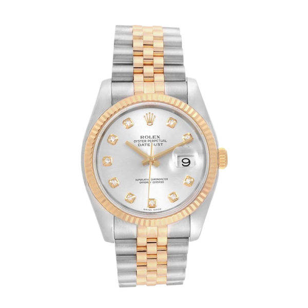 Rolex Datejust 116233SDJ 36MM Black Dial Silver-tone Case - Image 2