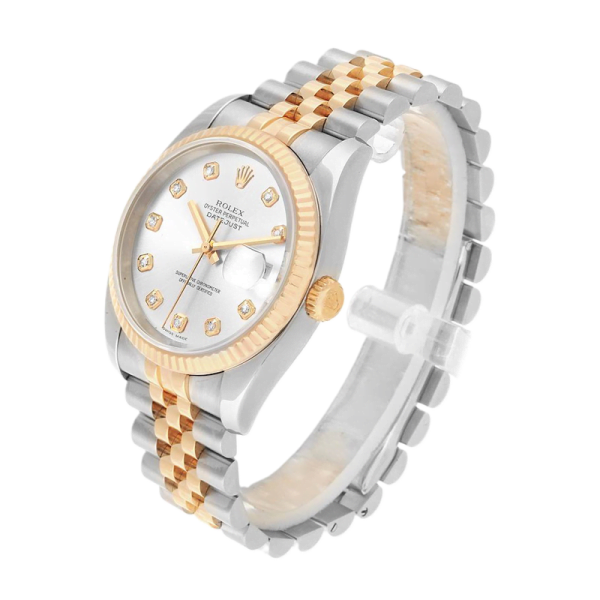 Rolex Datejust 116233SDJ 36MM Black Dial Silver-tone Case - Image 3