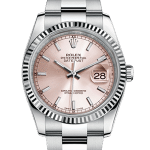 Rolex Datejust 116234-0120 36MM Pink Dial Silver-tone Case