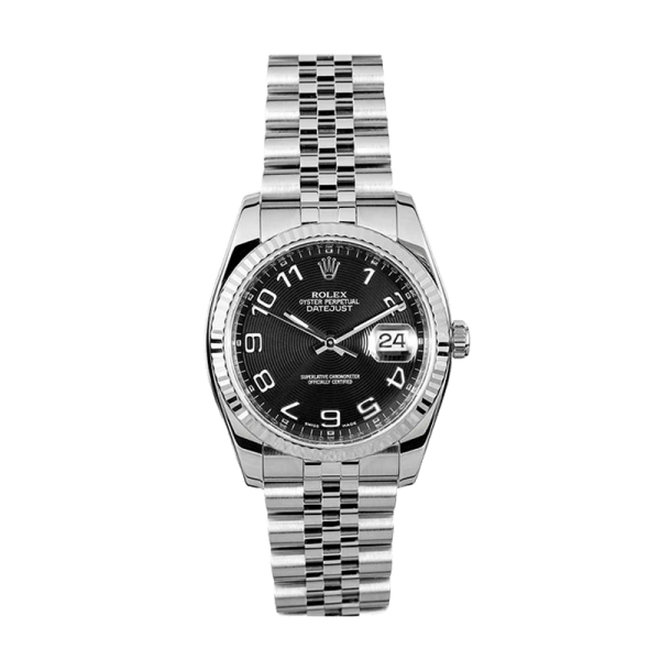 Rolex Datejust 116234BKCAJ 36MM Black Dial Silver-tone Case - Image 2